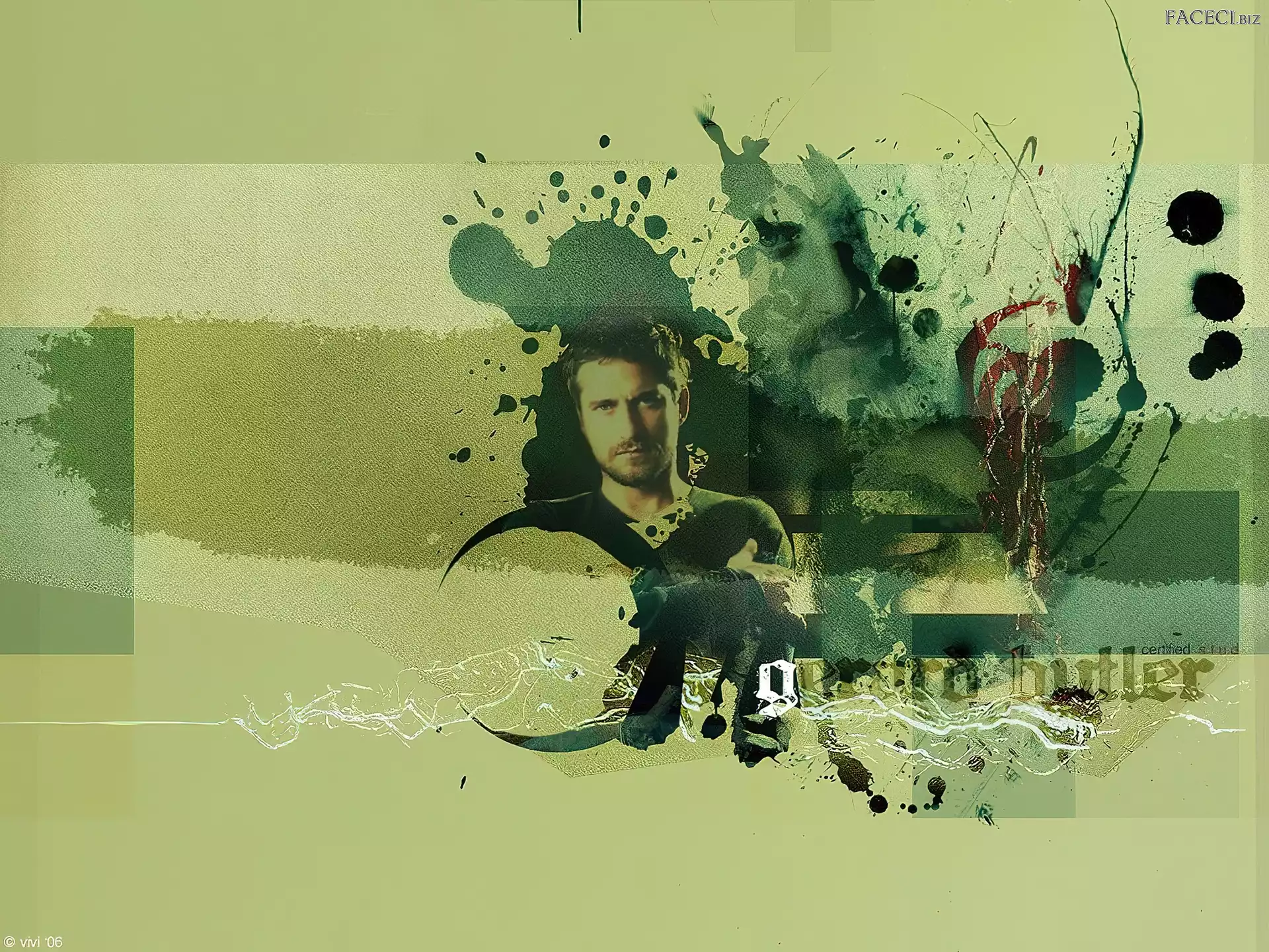 twarz, Gerard Butler